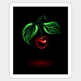 Glowing cherry ( Cherry Berry ) Sticker